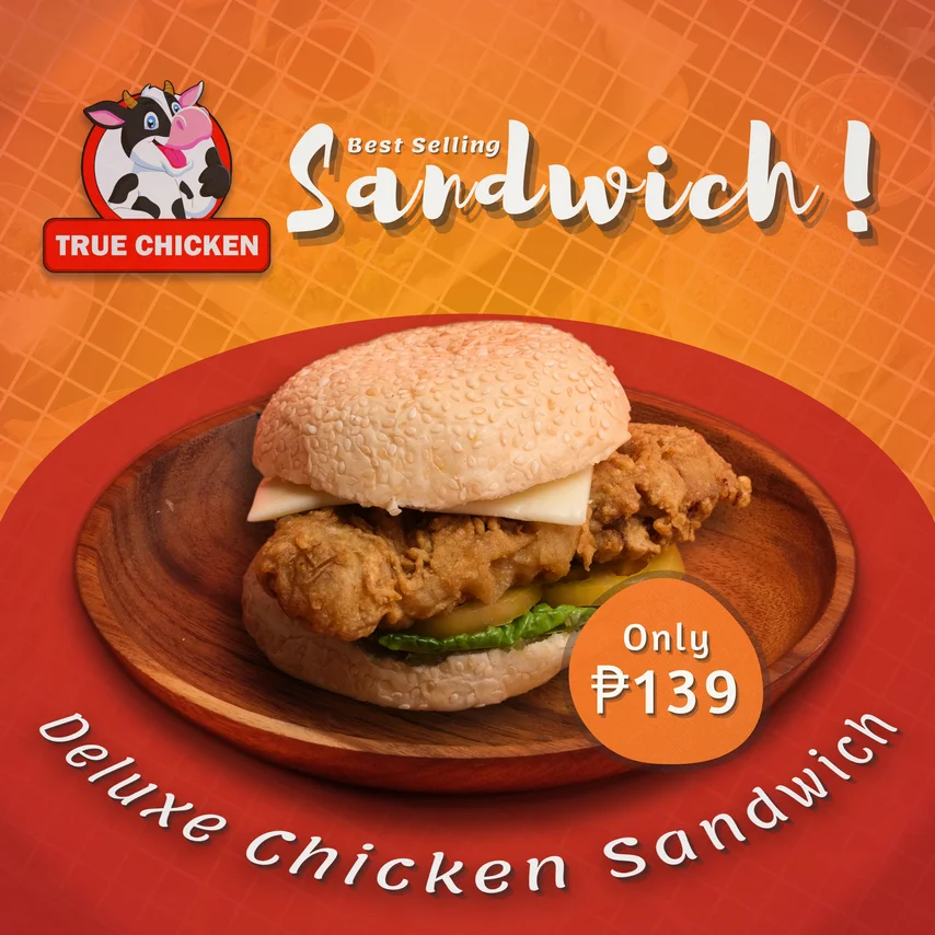 Deluxe Chicken Sandwich Poster