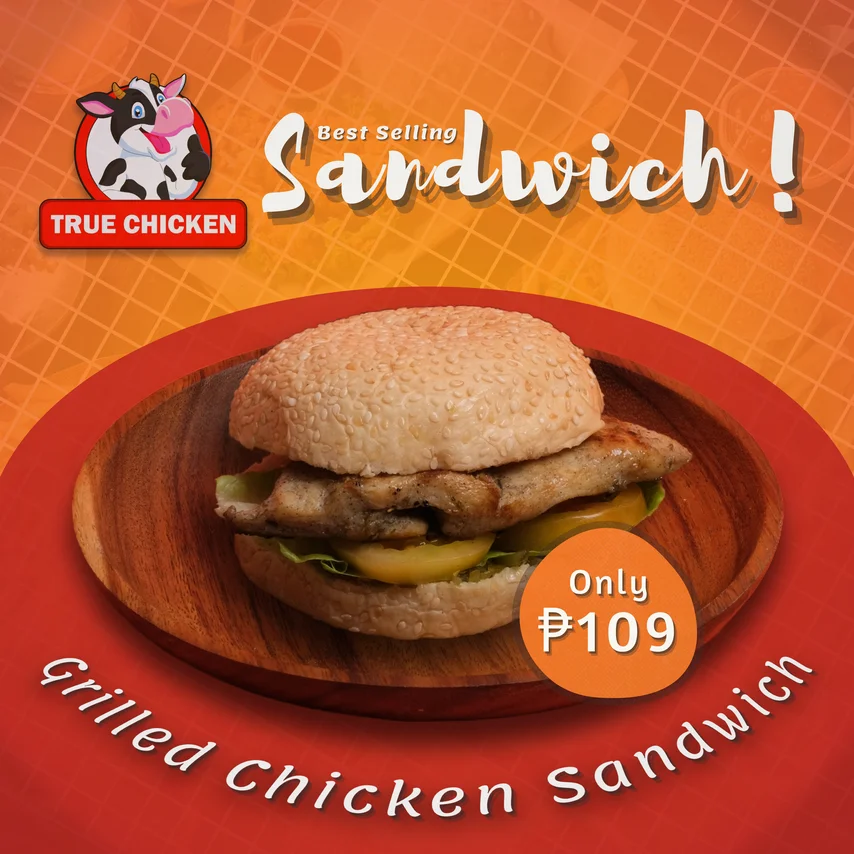 Grilled Chicken Sandwich Poster